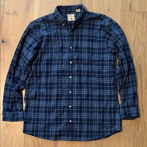 Men’s RedHead Navy & Light Blue Plaid Button-Down Shirt